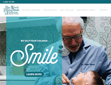 Tablet Screenshot of kidsdentists.com